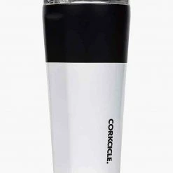 Corkcicle 16 Oz. Color Block Tumbler In Modern Black