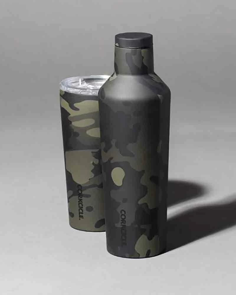 Corkcicle 16 Oz. Canteen In Multicam Black