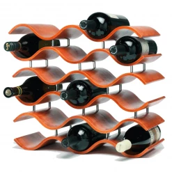 Oenophilia Bali 15-bottle Rack - Spiced Pumpkin Wine Racks & Holders