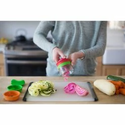 Cheapest ⭐ OXO Good Grips Spiralizer 3-Blade Slicer In Red/Green/Orange 🌟 12 OXO Good Grips Spiralizer 3-Blade Slicer In Red/Green/Orange