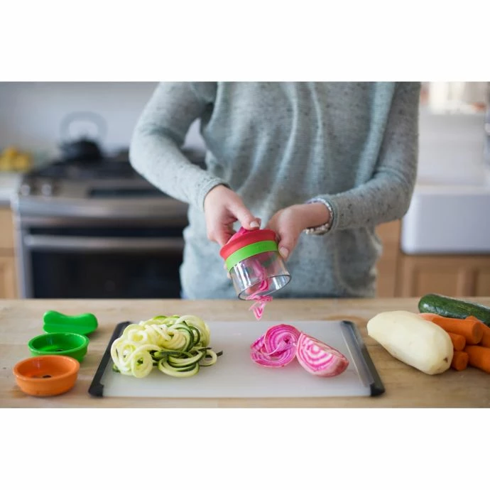 Cheapest ⭐ OXO Good Grips Spiralizer 3-Blade Slicer In Red/Green/Orange 🌟 6 OXO Good Grips Spiralizer 3-Blade Slicer In Red/Green/Orange