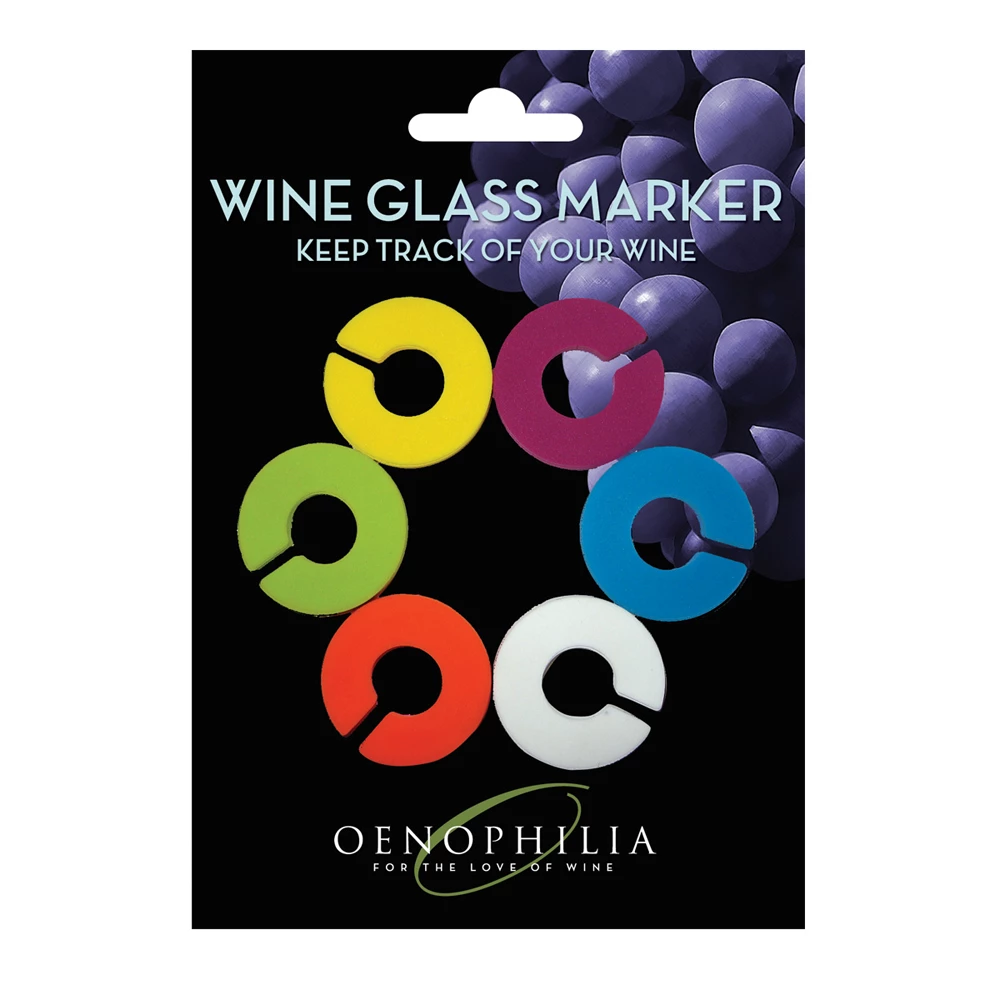 Best deal ❤️ Oenophilia Wine Glass Markers ❤️ 3 Oenophilia Wine Glass Markers
