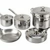 Le Creuset 10 Piece Stainless Steel Cookware Set Le Creuset Cookware Sets