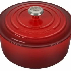 Le Creuset Signature 9 Quart Round Enameled Cast Iron Dutch Oven