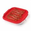 OXO Good Grips Microwave Bacon Crisper In Red/White Cook With OXO