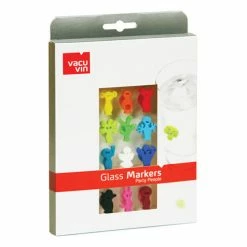 True Fabrications Vacu Vin Party People Charms Wine Glass Accessories