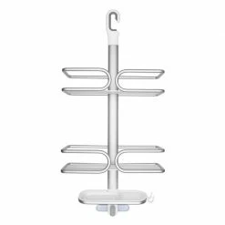 OXO Good Grips 3-Tier Shower Caddy In Aluminum