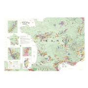 True Fabrications Wine Map Of France