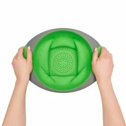 Outlet π OXO 3.5 Qt. Collapsible Colander In Green Cook With OXO π 6 OXO 3.5 Qt. Collapsible Colander In Green Cook With OXO