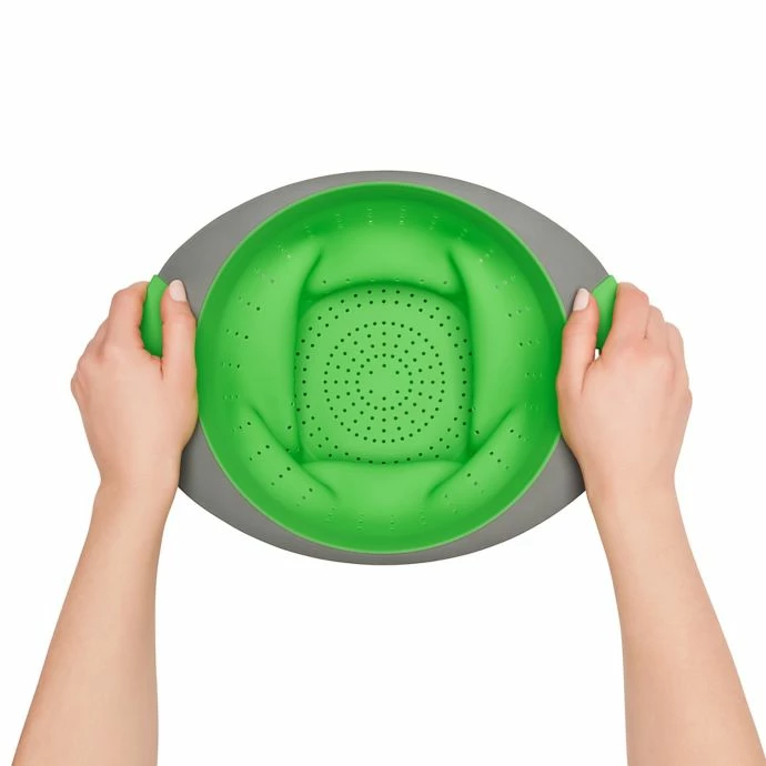 Outlet π OXO 3.5 Qt. Collapsible Colander In Green Cook With OXO π 3 OXO 3.5 Qt. Collapsible Colander In Green Cook With OXO