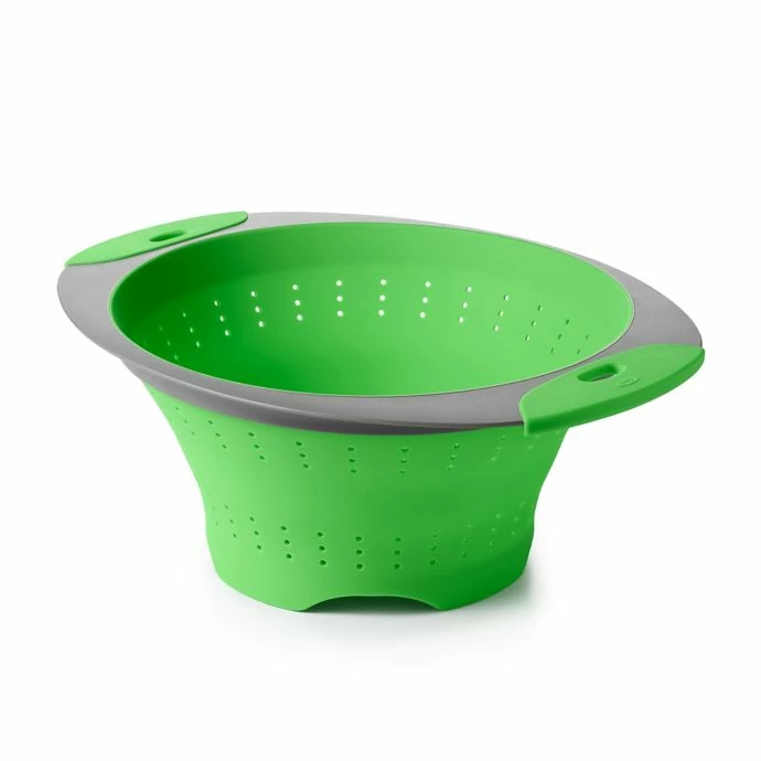Outlet π OXO 3.5 Qt. Collapsible Colander In Green Cook With OXO π 1 OXO 3.5 Qt. Collapsible Colander In Green Cook With OXO