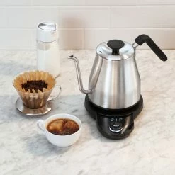OXO Brew Adjustable Temperature Electric Gooseneck Stainless Steel Kettle