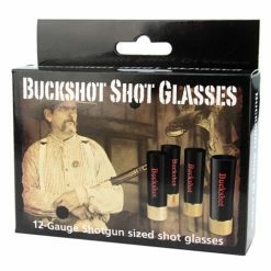 True Fabrications Buckshot Shot Glasses Bar Glassware