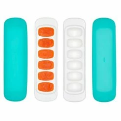 OXO Tot Baby Food Freezer Trays With Silicone Lids In Teal (Set Of 2)