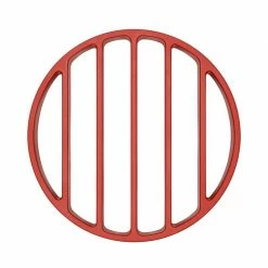 OXO Silicone Pressure Cooker Roasting Rack In Red Cook With OXO