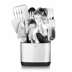OXO 15-Piece Stainless Steel Kitchen Utensil Set Cook With OXO