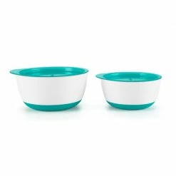 OXO Tot 2-Piece Bowl Set With Lids In Teal
