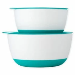 OXO Tot 2-Piece Bowl Set With Lids In Teal