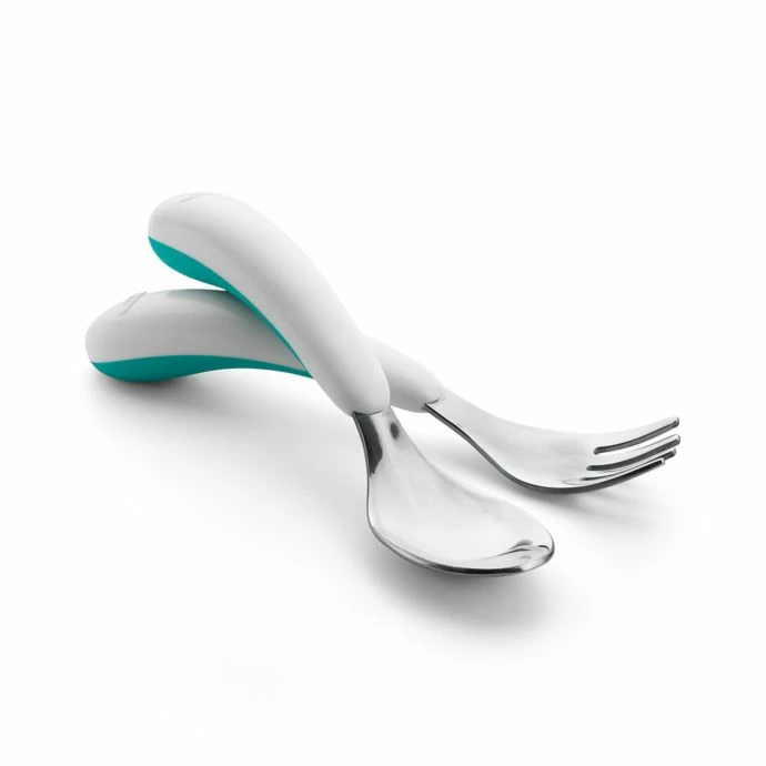 Deals π OXO Tot Fork And Spoon Set In Teal π 2 OXO Tot Fork And Spoon Set In Teal