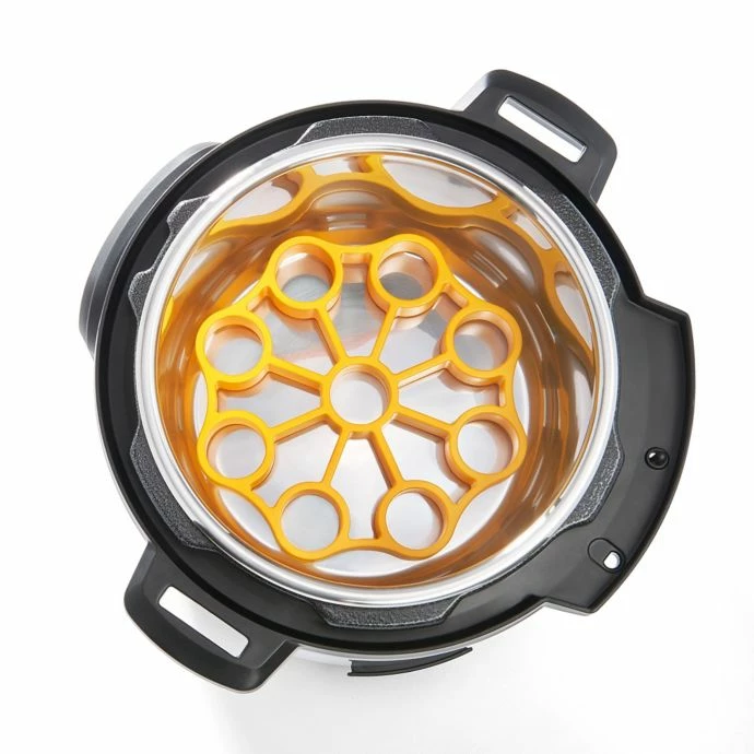 Cheapest 🎉 OXO Silicone Pressure Cooker Egg Rack In Yellow ❤️ 6 OXO Silicone Pressure Cooker Egg Rack In Yellow