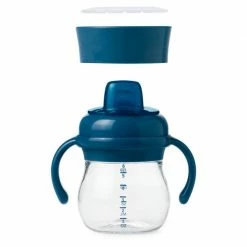 OXO Tot 6 Oz. Transitions Soft Spout Sippy Cup Set In Navy OXO Tot Baby & Toddler