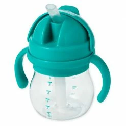 OXO Tot Transitions 6oz. Straw Cup With Handles In Teal