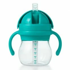 OXO Tot Transitions 6oz. Straw Cup With Handles In Teal