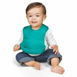 OXO Tot 2-Pack Roll Up Bib In Grey/Teal