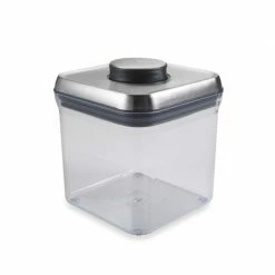 Organize With OXO OXO SteeL 2.4-Quart POP Square Food Storage Container