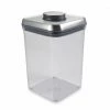 OXO SteeL 4-Quart POP Square Food Storage Container Organize With OXO