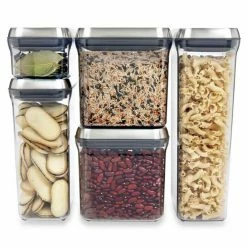 Organize With OXO OXO SteeL POP 5-Piece Stainless Steel Food Storage Container Set