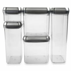 Organize With OXO OXO SteeL POP 5-Piece Stainless Steel Food Storage Container Set