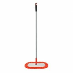 OXO Good Grips Microfiber Floor Duster In Orange Clean With OXO
