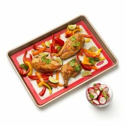 Discount 🥰 OXO Good Grips Silicone Baking Mat In Red Bake With OXO ⭐ 9 OXO Good Grips Silicone Baking Mat In Red Bake With OXO