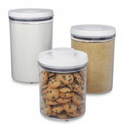 OXO Good Grips 3-Piece POP Canister Set Organize With OXO