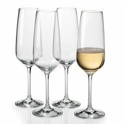 Villeroy & Boch Voice Basic Champagne Flutes, Set Of 4, 12 Oz