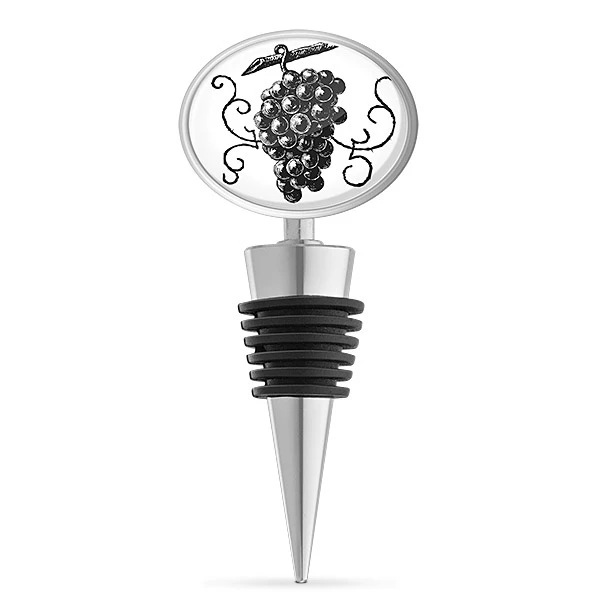 Brand new π True Fabrications Wine Bottle Stoppers Engraved Grapes Enamel Bottle Stopper π 1 True Fabrications Wine Bottle Stoppers Engraved Grapes Enamel Bottle Stopper