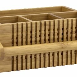 Storage & Organization Totally Bamboo Lattice Flatware Caddy
