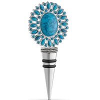 Epic Products Wine Bottle Stoppers Turquoise Bottle Stopper