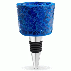 Epic Products Wine Bottle Stoppers Turquoise Mosaic Tealight Bottle Stopper