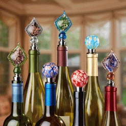 Epic Products Black Leaf Bottle Stopper Wine Bottle Stoppers