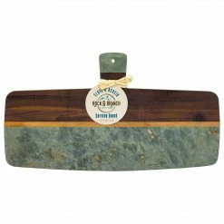 Totally Bamboo Rock & Branch Series Slate And Acacia Serving Paddle
