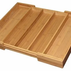 Totally Bamboo Expandable Cutlery Tray