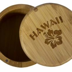 Totally Bamboo Round Salt Box - Hawaii Storage & Organization