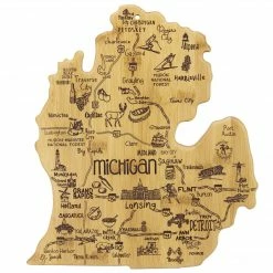 Destination Boards Totally Bamboo Destination Michigan (Mitten)