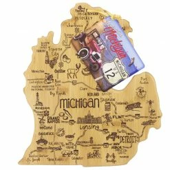 Destination Boards Totally Bamboo Destination Michigan (Mitten)