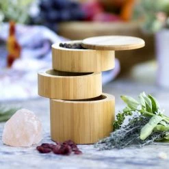 Totally Bamboo 3 Tier Salt Box Storage & Organization