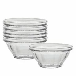 Duralex Picardie 9-Inch Bowls In Clear (Set Of 6)