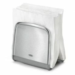 OXO Good Grips Stainless Steel Napkin Holder Clean With OXO