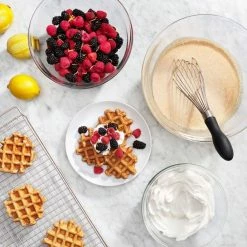 OXO Good Grips 3-Piece Clear Glass Mixing Bowl Set Cook With OXO